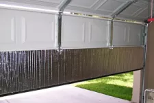 Insulated garage door