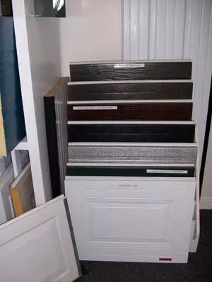 Showroom with samples